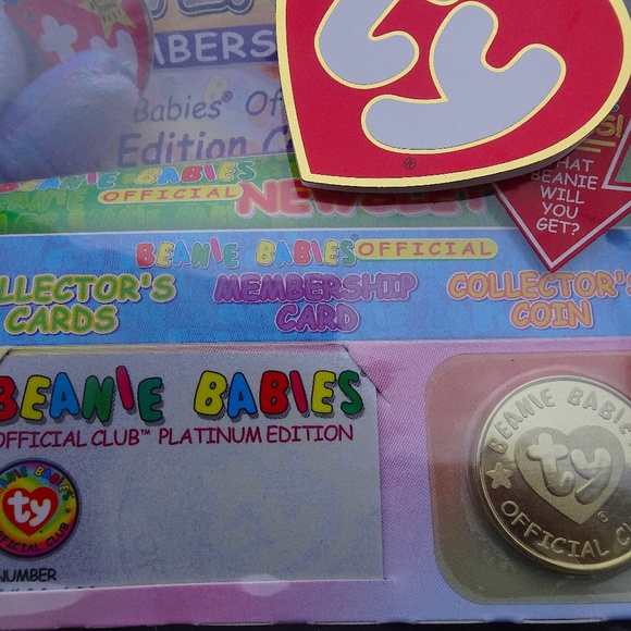 NEW Beanie Babies Platinum Membership Kit w/ Bear - Picture 4 of 8